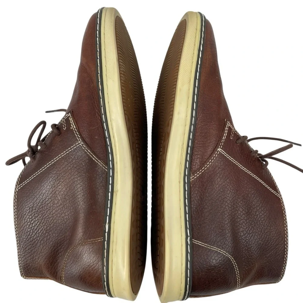 Johnston & Murphy McGuffey Chukka Leather Ankle Dress School Boots Shoes Boys 6